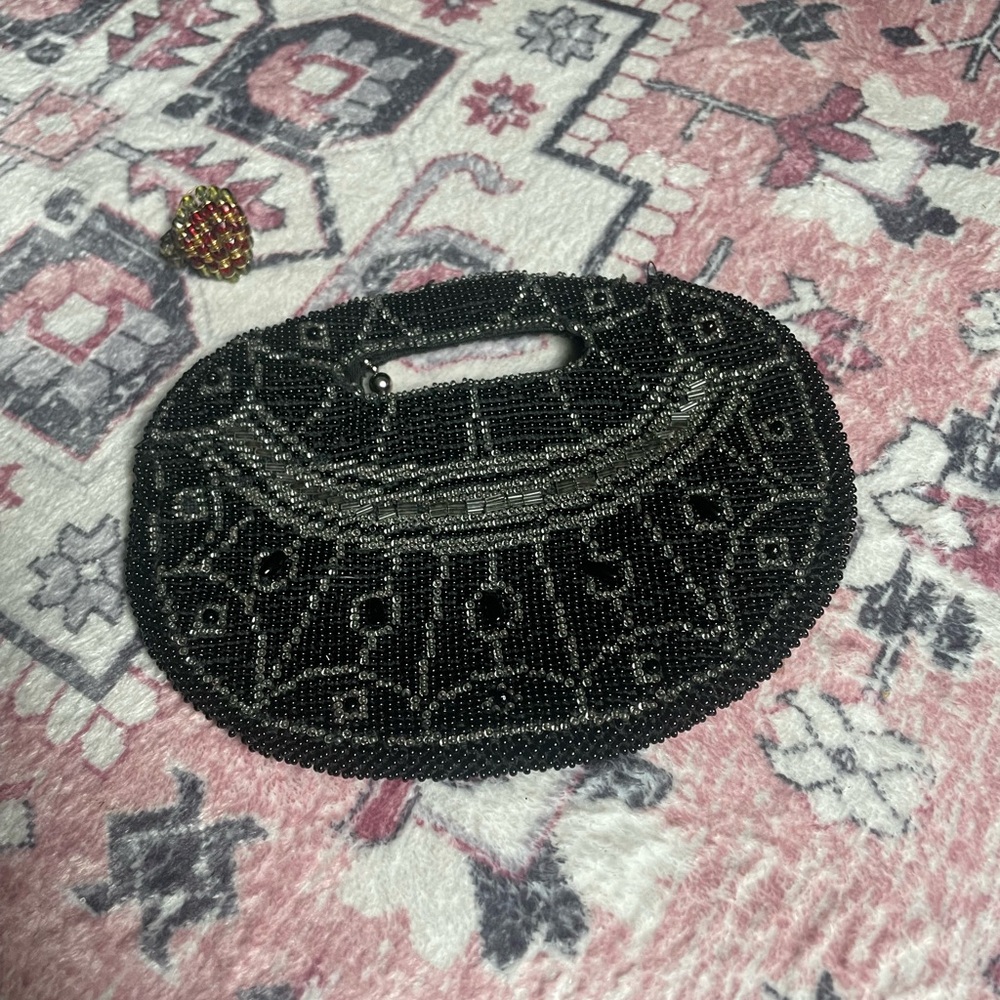Vintage Hand Beaded Purse from Czech